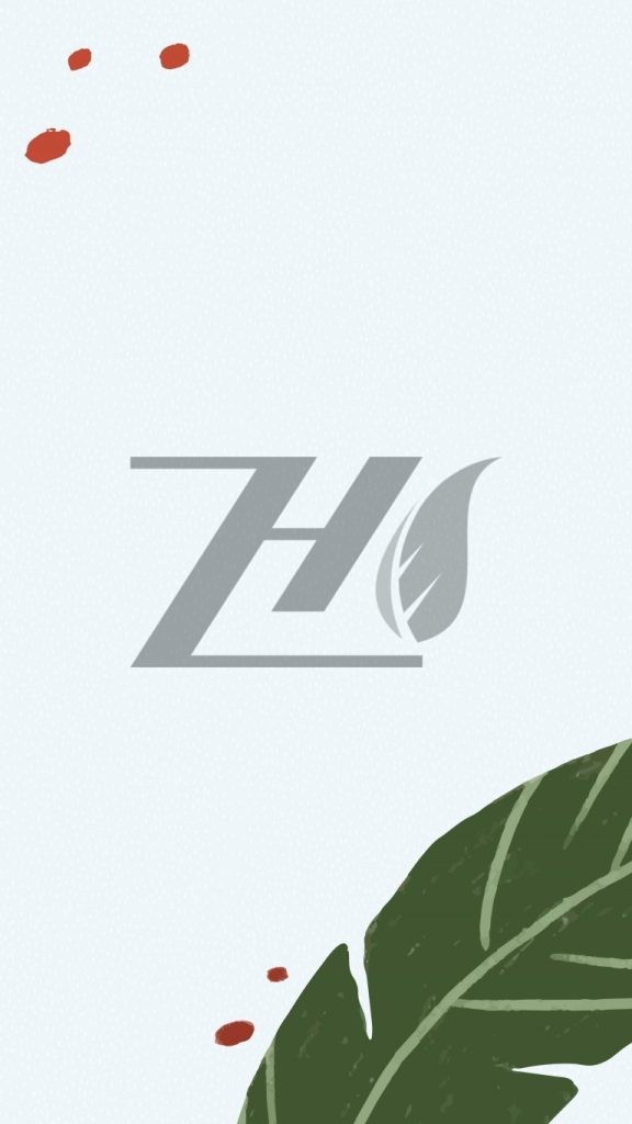 وکتور پس زمینه آبی روشن با حاشیه برگ