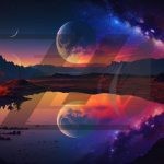 پس زمینه دسکتاپ منظره آسمان شب فانتزی پس زمینه دسکتاپ منظره آسمان شب فانتزی