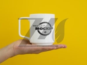 فایل لایه باز موکاپ ماگ سفید