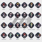 وکتور آیکون تیم‌های فوتبال