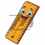 وکتور خط کش کارتونی وکتور خط کش کارتونی