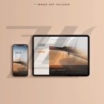 فایل لایه باز موکاپ تبلت و تلفن هوشمند