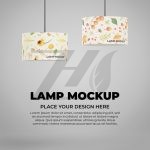 فایل لایه باز موکاپ لامپ و لوستر فایل لایه باز موکاپ لامپ و لوستر