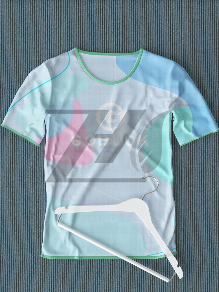 فایل لایه باز طرح موکاپ تیشرت آستین کوتاه مردانه