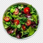 فایل لایه باز کاسه سالاد سبزیجات تازه