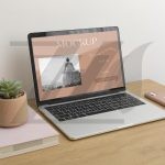 فایل لایه باز موکاپ صفحه نمایش لپ تاپ و قاب گوشی