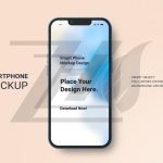 فایل لایه باز طراحی موکاپ صفحه نمایش تلفن هوشمند