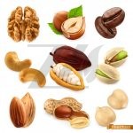 وکتور آجیل خوشمزه