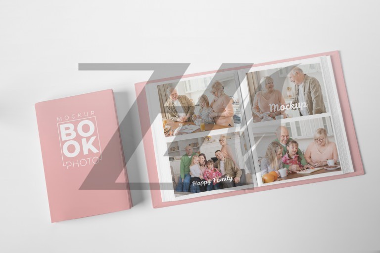فایل لایه باز موکاپ آلبوم عکس