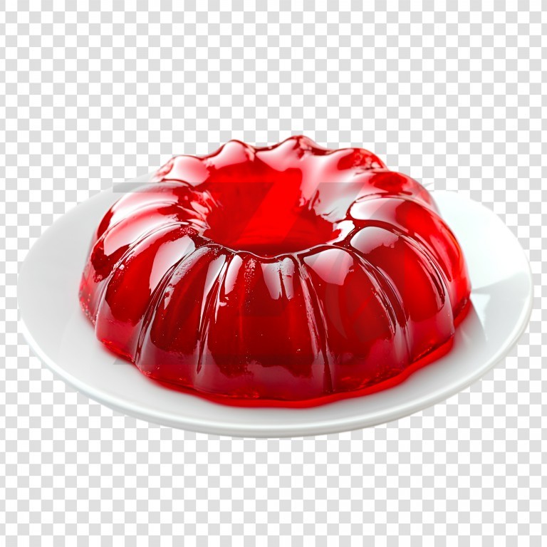 فایل لایه باز پس زمینه شفاف ژله آلبالو