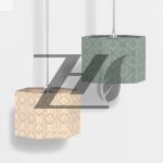 فایل لایه باز موکاپ لامپ های آویز شش ضلعی نمای جلوی فایل لایه باز موکاپ لامپ های آویز شش ضلعی نمای جلوی