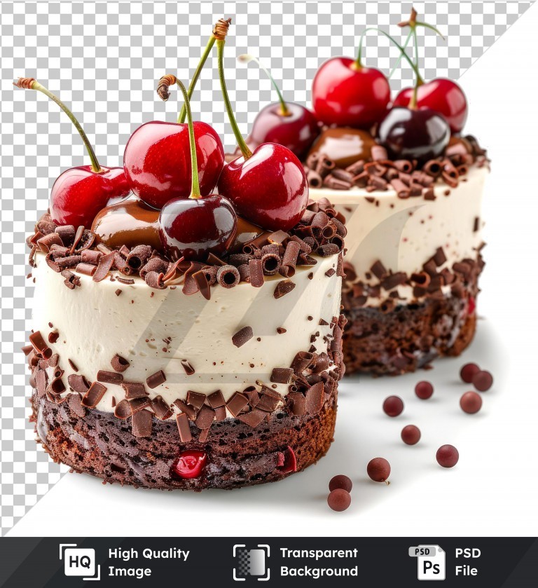 فایل لایه باز تصویر کیک گیلاس