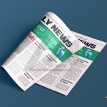 فایل لایه باز موکاپ ورق روزنامه فایل لایه باز موکاپ ورق روزنامه