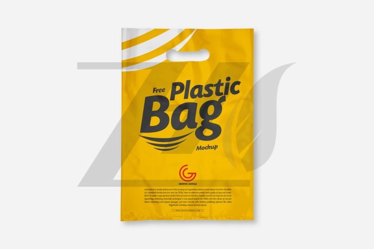 فایل لایه باز موکاپ طرح کیسه پلاستیکی