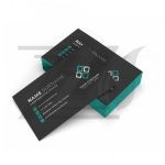 فایل لایه باز موکاپ کارت ویزیت با پس زمینه سفید