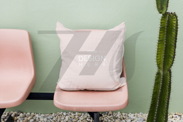 فایل لایه باز طراحی پارچه موکاپ کوسن