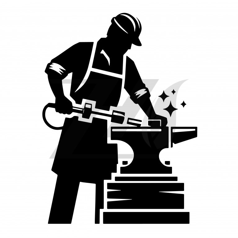 وکتور سیلوئت جوشکاری