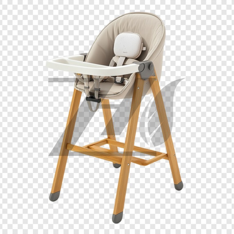 فایل لایه باز صندلی پایه بلند کودک