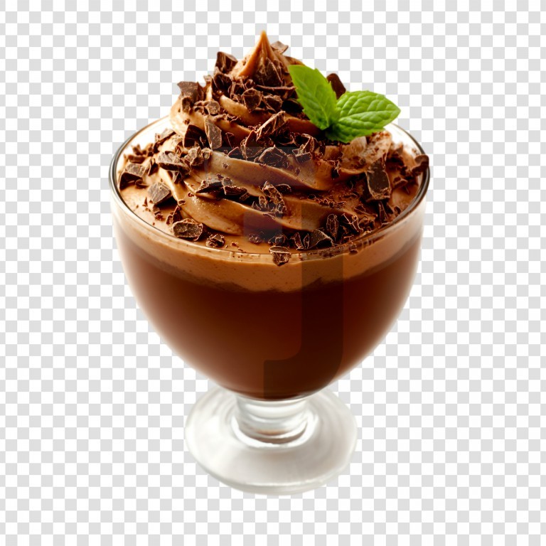 فایل لایه باز دسر موس شکلاتی