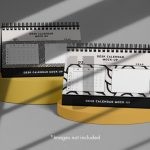 فایل لایه باز موکاپ تقویم رو میزی سیمی فایل لایه باز موکاپ تقویم رو میزی سیمی