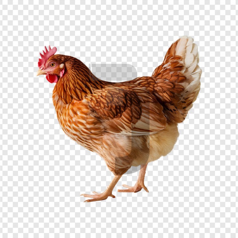 فایل لایه باز مرغ حنایی زیبا