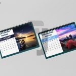 فایل لایه باز موکاپ تقویم رو میزی فایل لایه باز موکاپ تقویم رو میزی