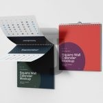 فایل لایه باز موکاپ طرح تقویم دیواری مربعی فایل لایه باز موکاپ طرح تقویم دیواری مربعی