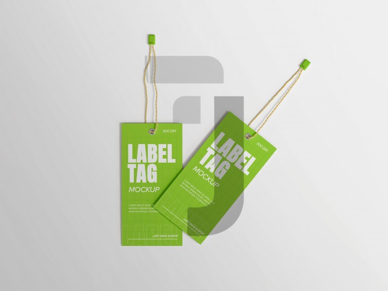 فایل لایه باز موکاپ طرح لیبل