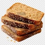 فایل لایه باز نان گندم با دانه های کنجد فایل لایه باز نان گندم با دانه های کنجد