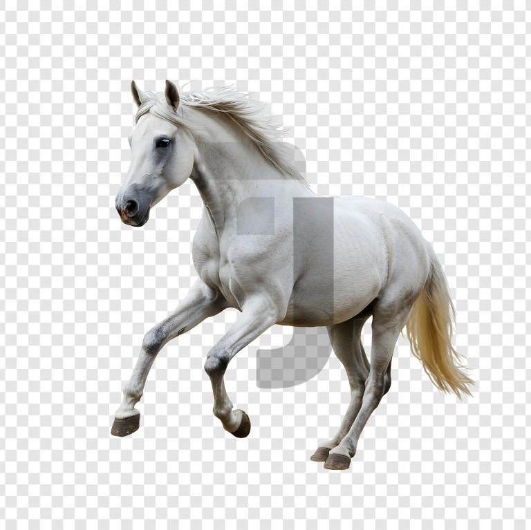 فایل لایه باز اسب سفید