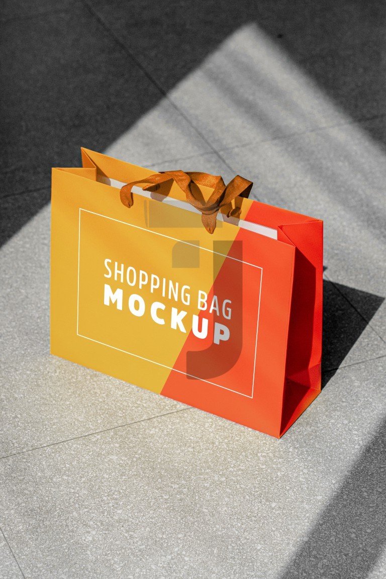 فایل لایه باز موکاپ ساک دستی خرید