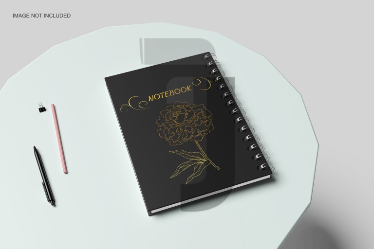 فایل لایه باز موکاپ دفترچه