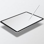 وکتور موکاپ تبلت هوشمند با قلم نوری