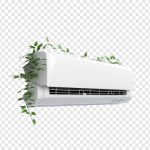 فایل لایه باز دستگاه کولر اسپلیت از نمای کنار