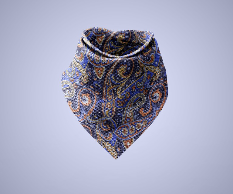 فایل لایه باز موکاپ دستمال گردن پشمی