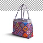 فایل لایه باز کیف دستی با طرح سنتی