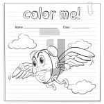 وکتور صفحه نقاشی تصویر ساعت پرنده وکتور صفحه نقاشی تصویر ساعت پرنده