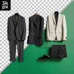 فایل لایه باز تصویر کت و شلوار