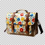 فایل لایه باز کیف مدرسه چرم گلدار فایل لایه باز کیف مدرسه چرم گلدار