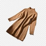 فایل لایه باز پیراهن قهوه ای بافته شده