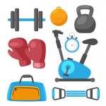 وکتور تجهیزات ورزشی و بدنسازی