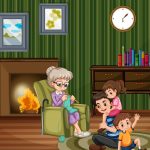 وکتور کارتونی اتاق نشیمن خانوادگی وکتور کارتونی اتاق نشیمن خانوادگی