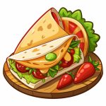 وکتور تصویر ساندویچ سبزیجات وکتور تصویر ساندویچ سبزیجات