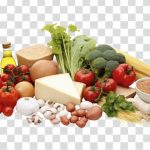 فایل لایه باز تصویر مواد غذایی سبزیجات