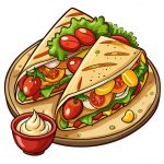 وکتور تصویر ساندویچ با سس پنیری وکتور تصویر ساندویچ با سس پنیری