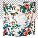 فایل لایه باز آویز پارچه ای تزئینی دیوار فایل لایه باز آویز پارچه ای تزئینی دیوار