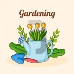 وکتور تصویر مفهومی باغبانی وکتور تصویر مفهومی باغبانی