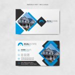 فایل لایه باز موکاپ کارت ویزیت به رنگ آبی فایل لایه باز موکاپ کارت ویزیت به رنگ آبی