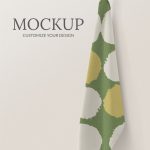 فایل لایه باز موکاپ طراحی حوله مسافرتی فایل لایه باز موکاپ طراحی حوله مسافرتی