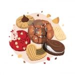 وکتور تصویر برداری کوکی ها وکتور تصویر برداری کوکی ها